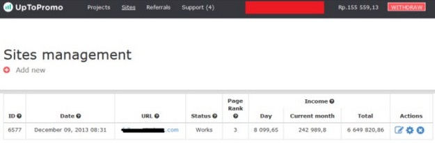 contoh tampilan publisher UpToPromo