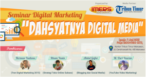 spanduk seminar di Tribun Timur