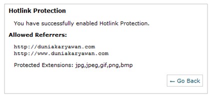 Enabled protection