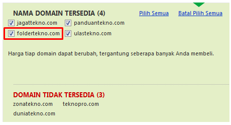 contoh nama domain tersedia