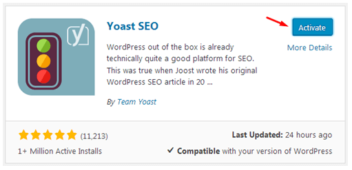 Aktifkan Yoast SEO