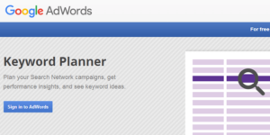 Google Keyword Planner