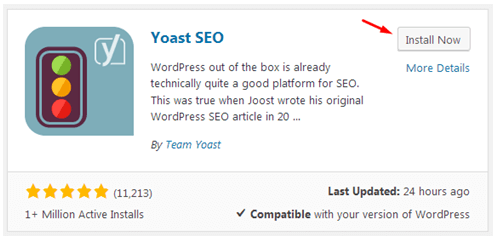 Instal Yoast SEO