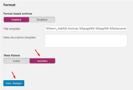 Taxonomies Format